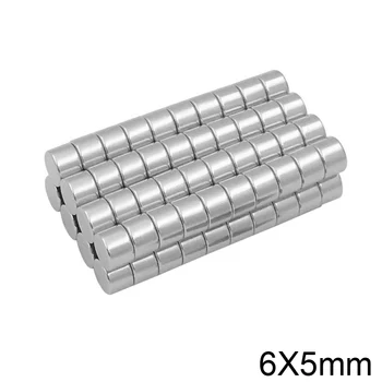 

20/50/100/200/300pcs 6x5 mm Rare Earth Neodymium Magnets 6mmx5mm Super Powerful Strong Magnets 6x5mm Small Round Diameter 6*5 mm
