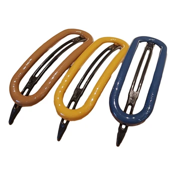 

Hair Clip Pins Women's Hair Clips Colored Metal Hair Clips Children Women Girls Styling Accessorie