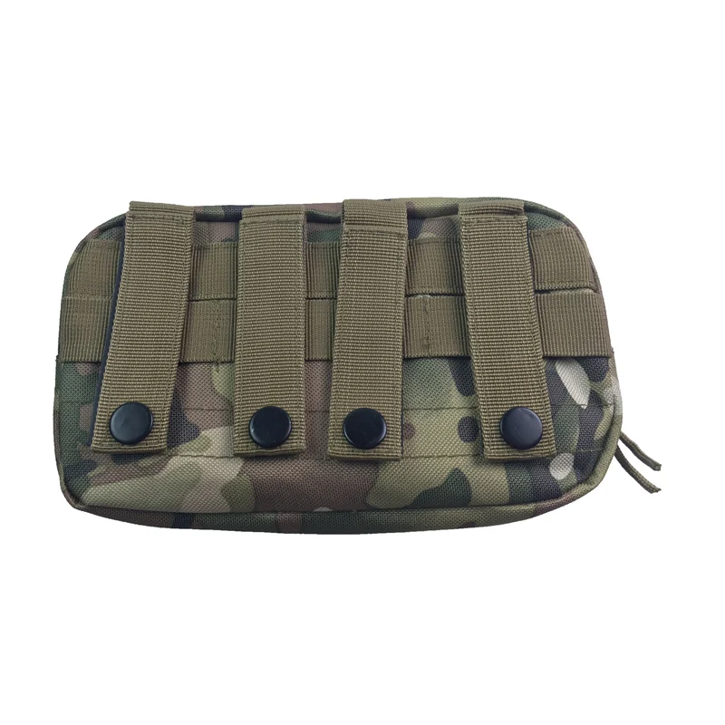 Тактический горизонтальный Molle Чехол поясная сумка аварийные карманы для выживания кемпинг страйкбол Инструмент журнал для охоты кемпинг альпинизм