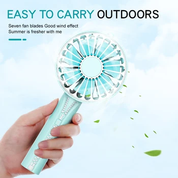 

NEW Mini Desk Fan Portable Mobile Holder Fans Handheld Outdoor USB Zipper Fan Air Cooler Small Desktop Office Fan Rechargeable