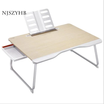 

Home Foldable Portable Laptop Desk Multifunctional Bed Study Desk Student Dormitory Writing Desk portable bed table