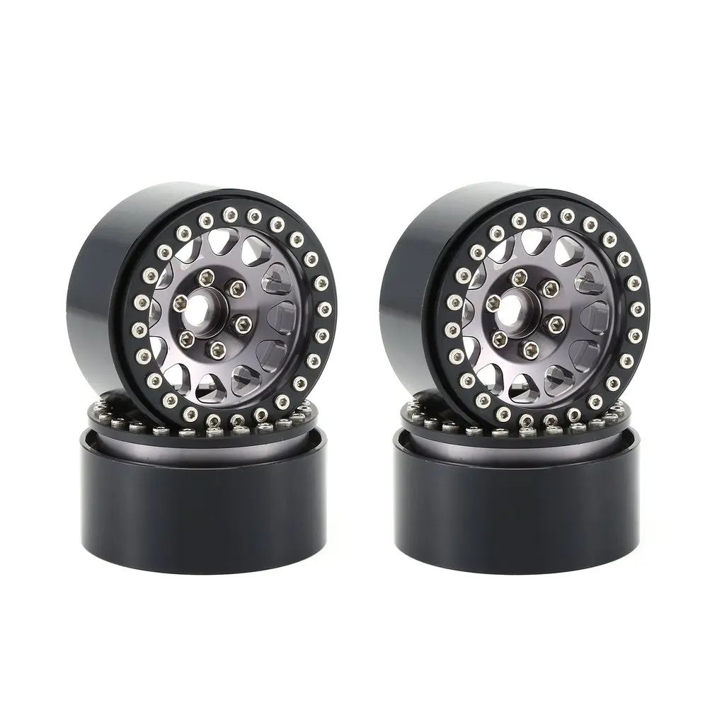 

4PCS 1.9 Metal Beadlock Wheel Rim for 1:10 RC Crawler Traxxas Hsp Redcat Rc4wd Tamiya Axial Scx10 D90 Hpi Tire Accessories