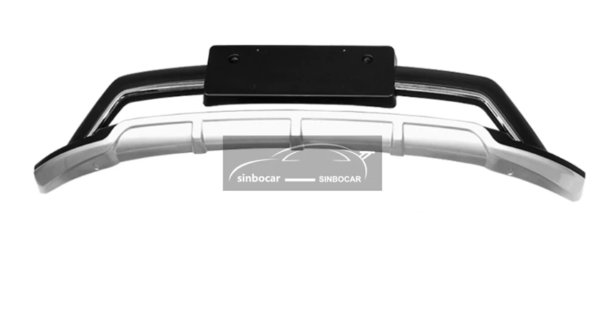 Front Bumper Защита переднего+ заднего бампера Накладка на порог Накладка на багажник Накладка для Mitsubishi Outlander автомобильный Стайлинг Защита бампера - Цвет: Front Bumper