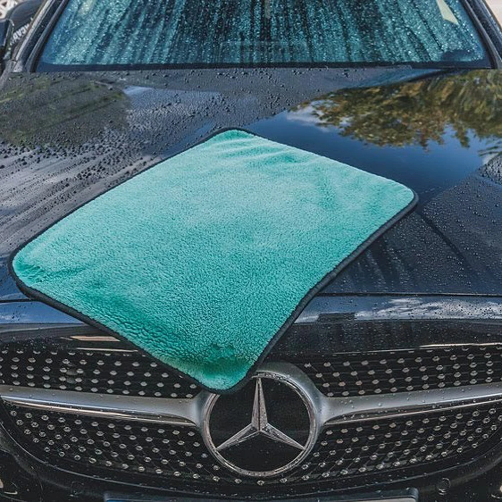 Microfiber Towel Microfiber Cleaning Cloths Microfiber Car Towel Microfiber Towels Microfiber Washing Towel Car Drying Towel 1300GSM Microfiber Drying Towel Professional Super Soft Car Washing Cleaning Cloth Towels For Auto Detailing