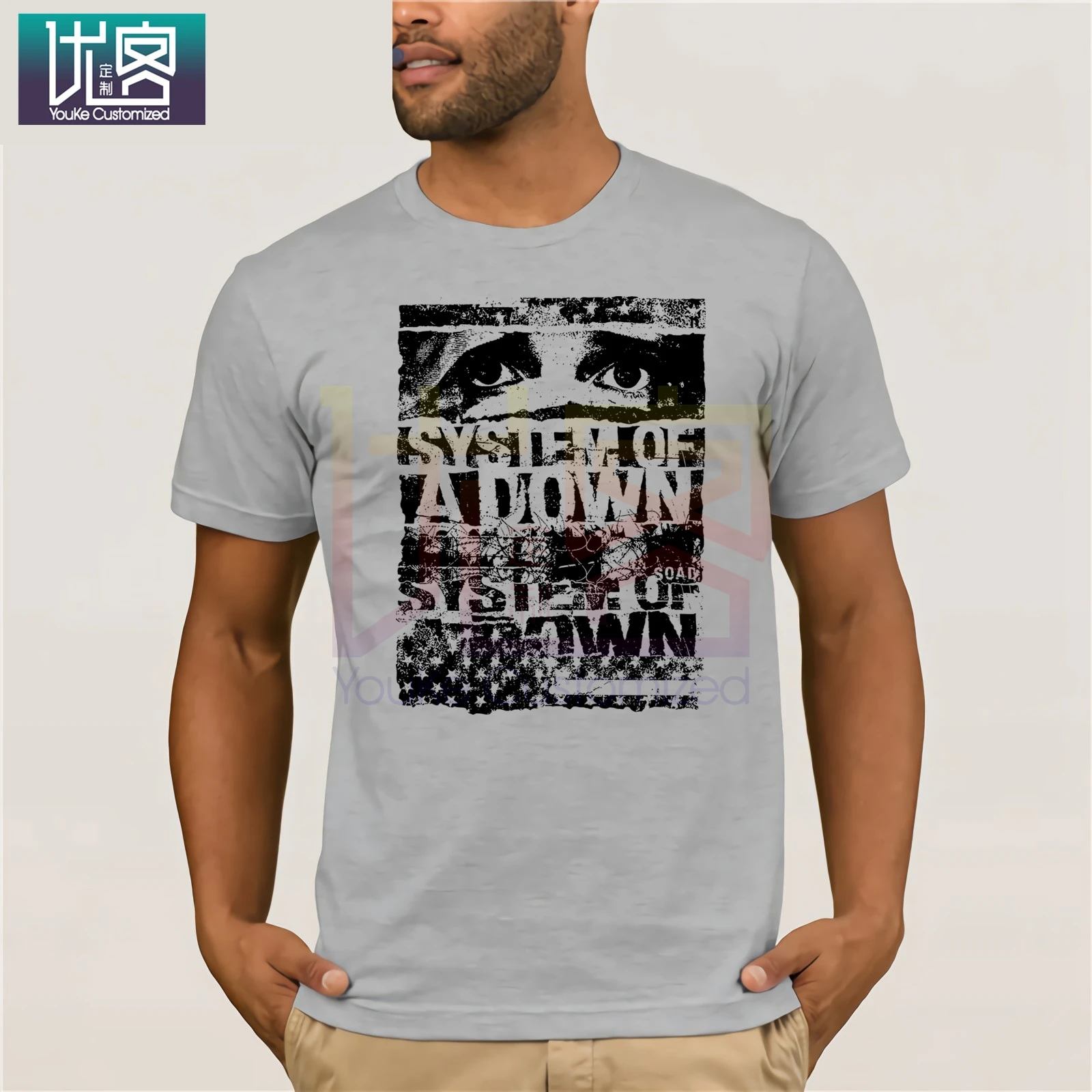

T-Shirt System of A Down Slipknot Mudvayne Disturbed Linkin Park Summer Tops Tees T Humor Tee Shirt 100% Cotton Tops Graphic