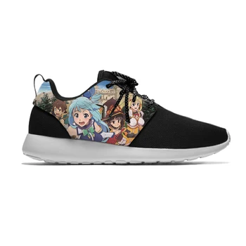 

Konosuba Anime Hot Funny Cute Kawaii Fashion Kids Sport Running Shoes Casual Breathable 3D Print Sneakers Boys Children Girls