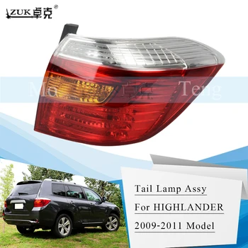 

ZUK Exterior Car Lights Tail Light Tail Lamp For TOYOTA HIGHLANDER KLUGER ASU40 GSU45 2009-2011 Rear Taillight Taillamp