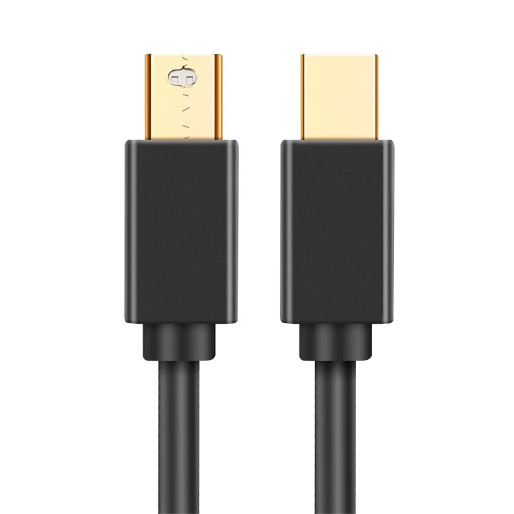 1080P Black Мини-dp кабели(Thunderbolt 2 совместимый) штекер к Mini Displayport Мужской адаптер конвертер для Apple iMac MacBook Pro Air HDTV - Цвет: 1080P Black