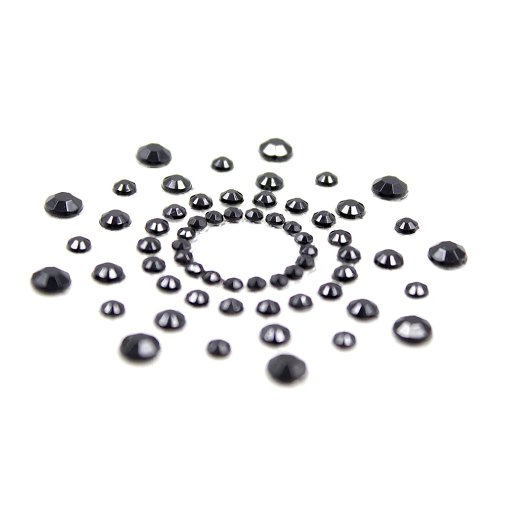 1 Pair Reusable Adhesive Soft Silicone Crystal Nipple Cover Rhinestone Diamante Decor Bra Pad Pasty Sticker Women Sexy Toy