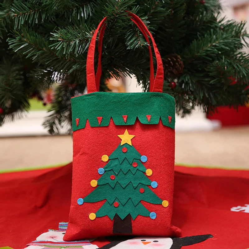 Tree Tree Presents Christmas Candy Party Decorations Xmas Storage Packing Wrapper Supplies Decor Gift Christmas Navidad Gift Bag - Цвет: Tree