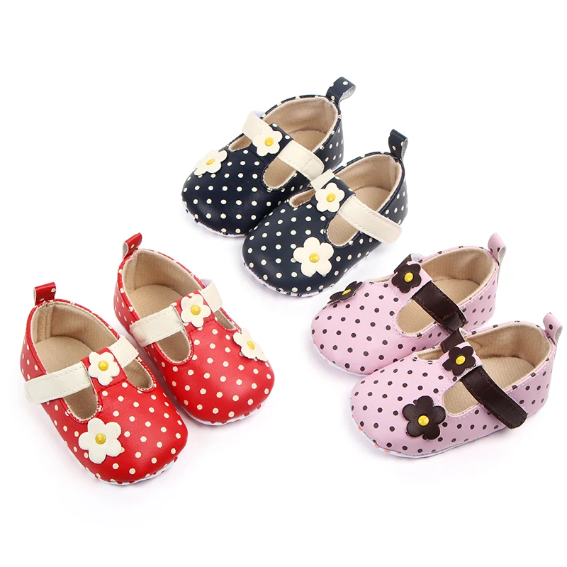 2020 The New Dot Baby Shoes Soft Sole Baby Girl Shoes Casual  Baby Girl  Shoes