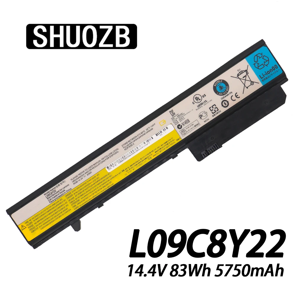 Новый L09C8Y22 L09N8Y22 L09N8T22 Аккумулятор для ноутбука IdeaPad U460 Serie батареи Подлинная