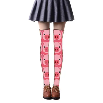 

Fashion Cute Stockings Thigh High Stockings Over Knee Socks Cartoon Long Stockings For Girls Ladies Women 5SW34