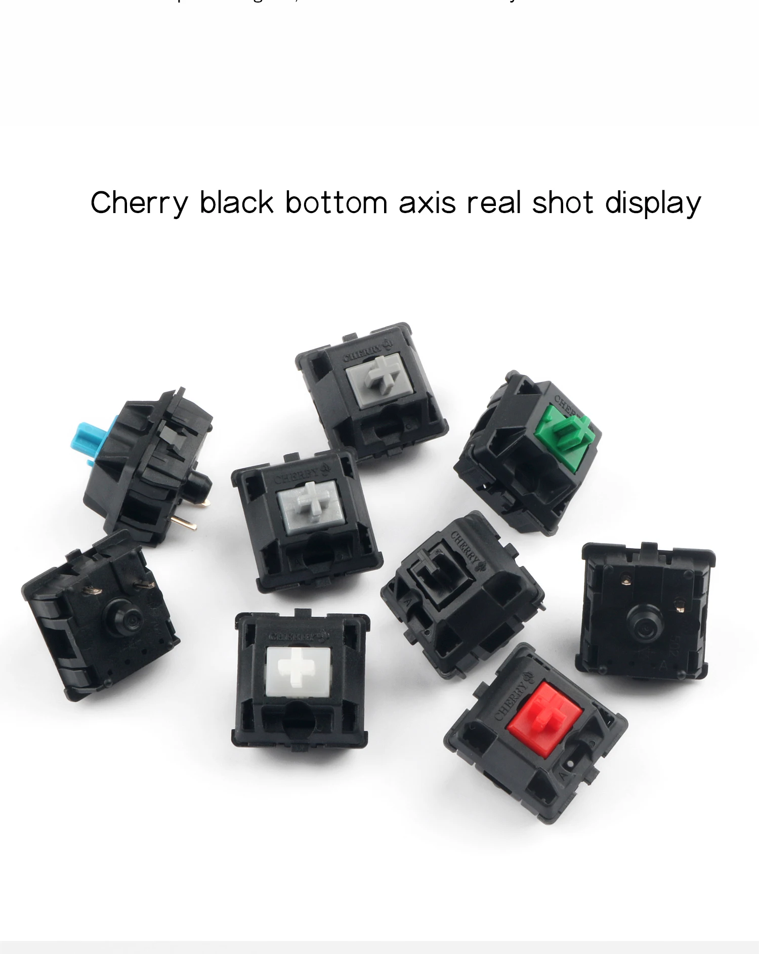 Original Cherry mx switch 3 pin mechanical keyboard brown blue red white clear silver slilent black gray green switches best keyboard for home office