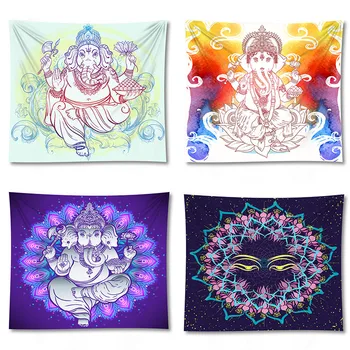 

3D Psychedelic Meditation Tapestry Background Home Decoration Wall Deco Cloth For Living Room Tablecloth Carpet Drop Shipping
