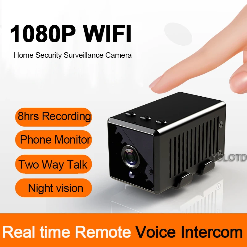 

1080P HD WIFI Mini Car Drive Camera 140 Wide Angle IR Night Vision Camcorder Loop Video Recorder Two Talk IP Alarm CAM