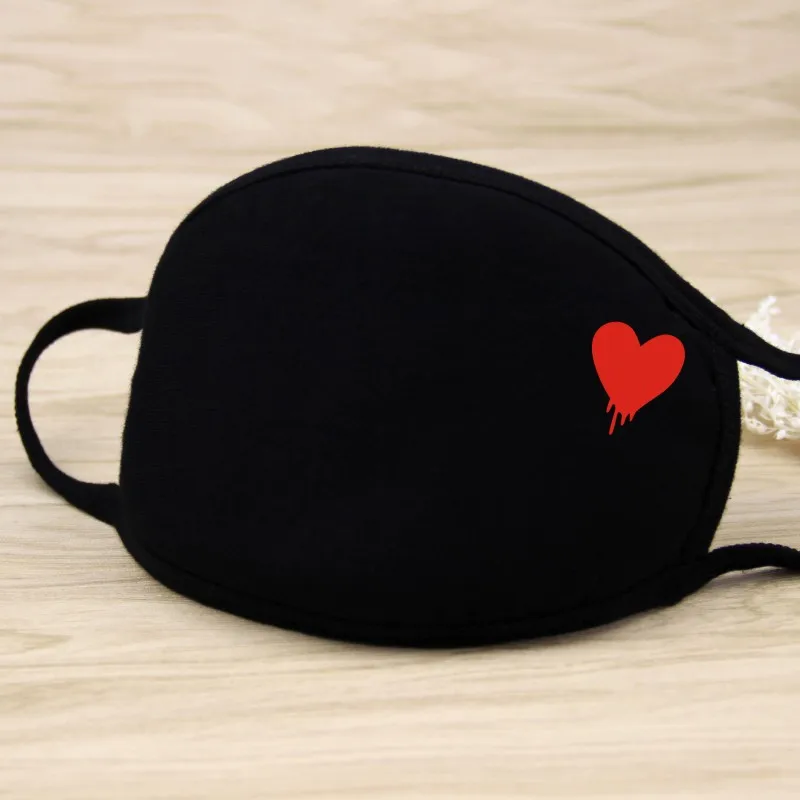 

1PCS Dustproof Mouth Mask Pop Cotton Face Cartoon Face Reusable Fabric Anti Pollution Mask Party Face Mask Fashion Anti Dust