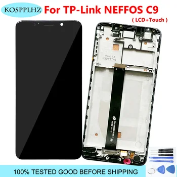 

100% Tested For TP Link Neffos C9 LCD Display + Touch Screen + Frame Assembly 5.9" Black For Neffos C9 Smartphone Screen Repair