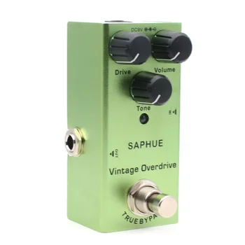 

Electric Guitar Vintage Overdrive/Volume/Tone Knob Effect Pedal Mini Single Type DC 9V True Bypass