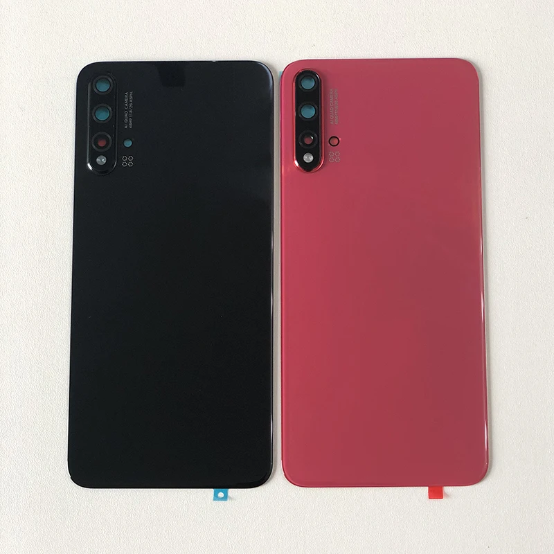 Axisinternational для 6,3" huawei Nova 5 Nova 5 pro 3D стеклянная задняя крышка батарейного отсека+ объектив для рамы камеры