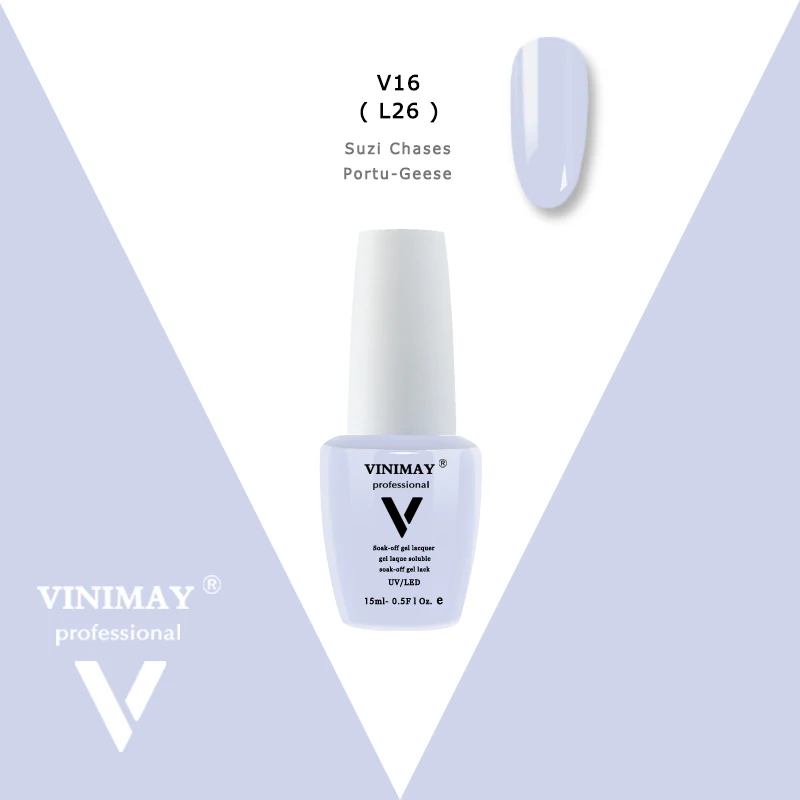 V16 VINIMAY Гель-лак для ногтей, новинка, 96 цветов, Гель-лак, Гель-лак для ногтей, набор праймеров, замачиваемый УФ-лак для ногтей, 15 мл - Цвет: V16