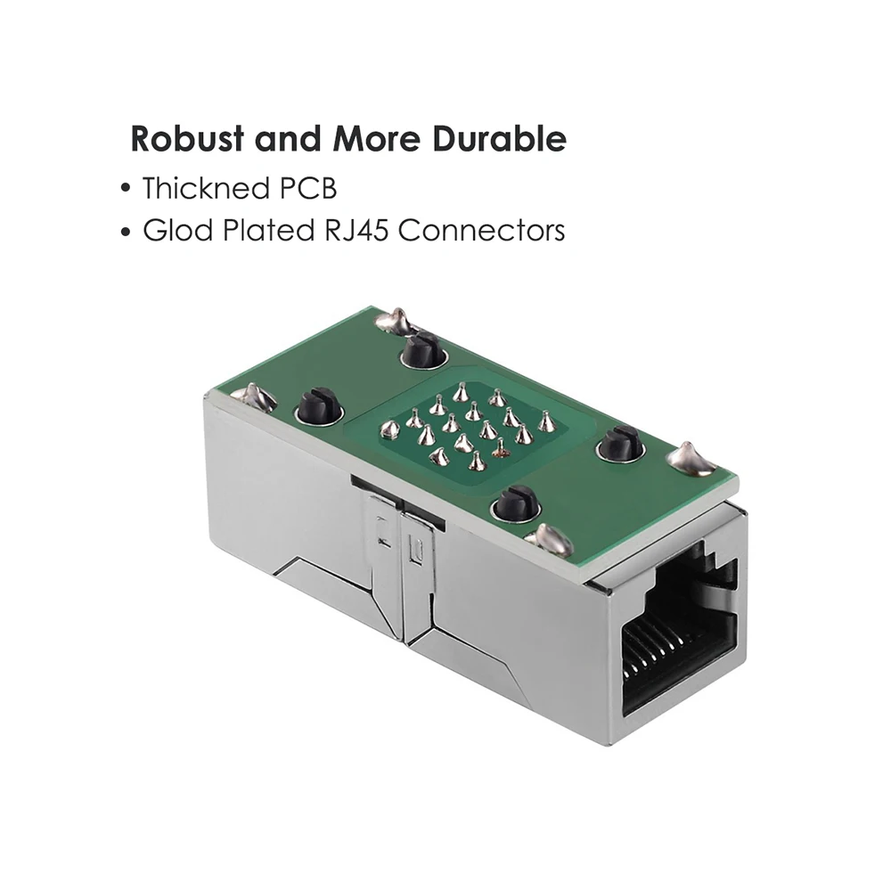 RJ45 커넥터 인라인 LAN 플러그 Cat5 Cat5e Cat6e Cat7 어댑터 암-암용 이더넷 케이블 연장 어댑터