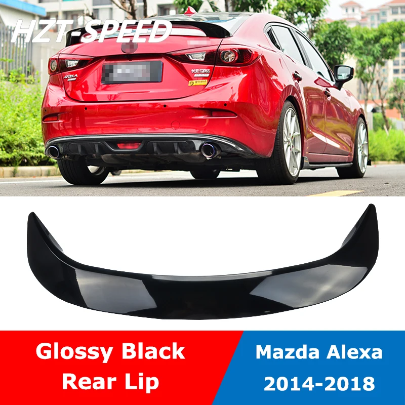

ABS Material Decoration Cover Car Rear Wing Sport Spoiler For Mazda M6 Alexa Sedan Sport Spoiler 2014-2018