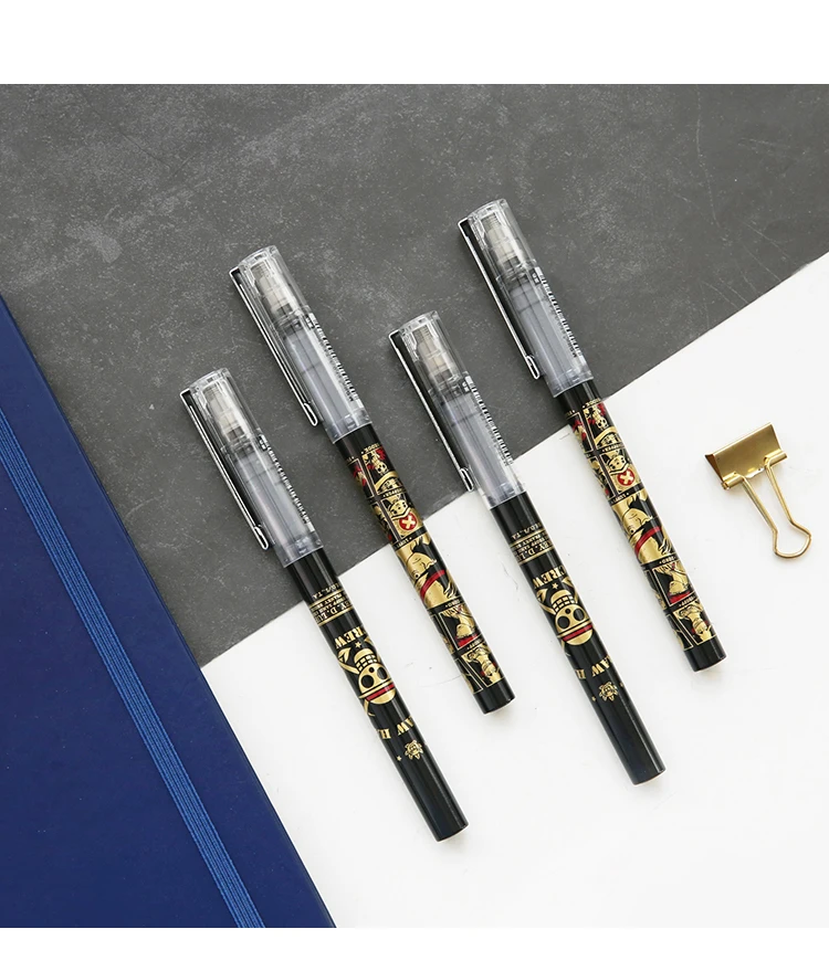 JIANWU 1 шт. черный золотистый гель ручка 0,5 мм мультяшная пластиковая нейтральная ручка для письма Bullet journal офисные школьные принадлежности канцелярские принадлежности