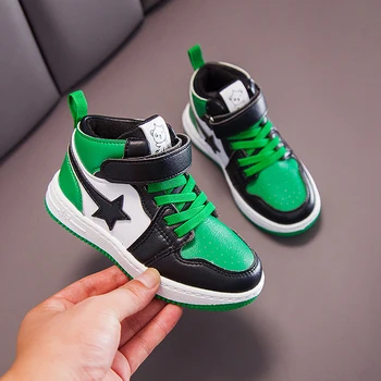 

Best Selling Casual Sneakers For Boys High Top Running Shoes Kids Anti-Slip Casual Boys Kids Shoes Brand Sport Children Shoes