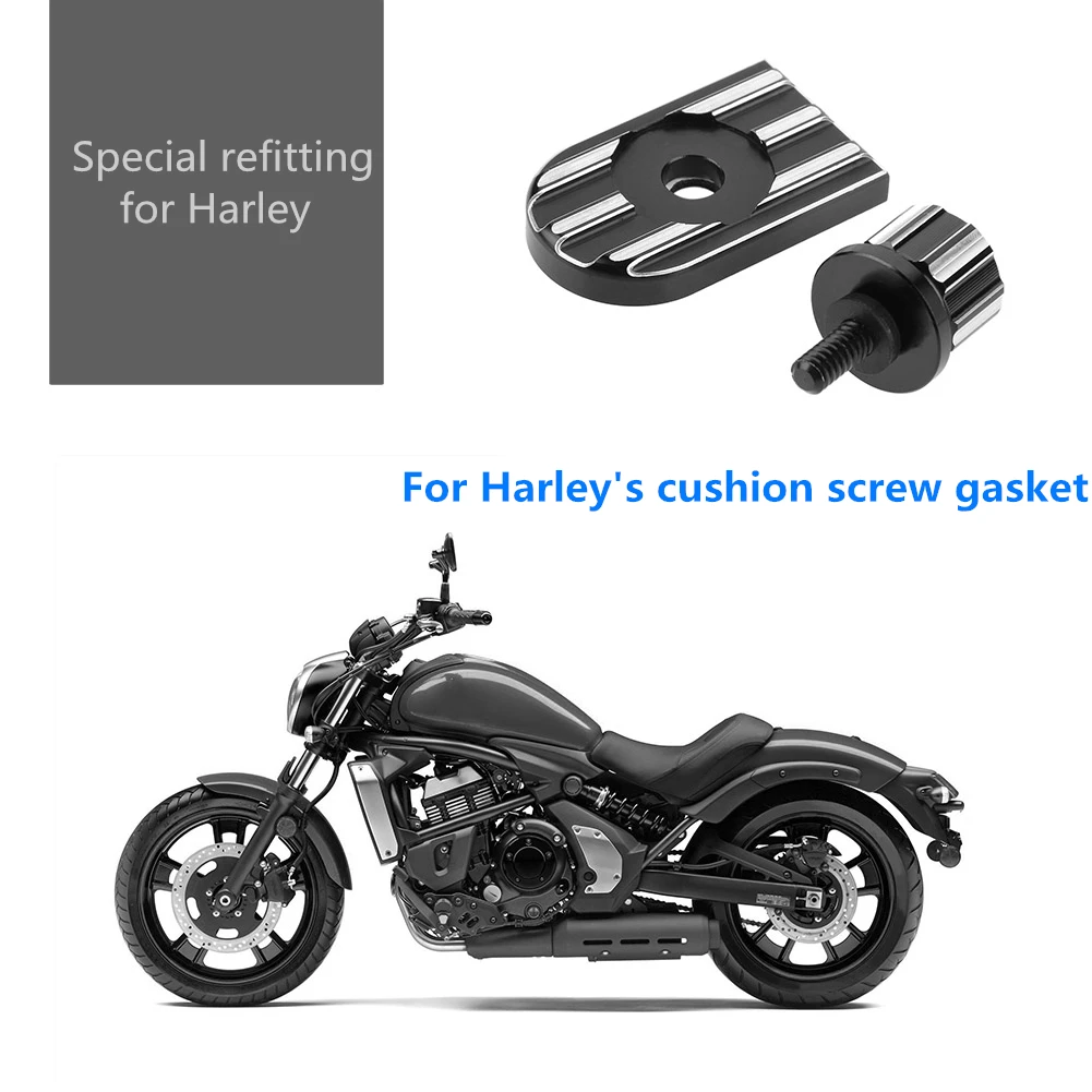 VODOOL ЧПУ Алюминий заднее крыло сиденье болт Tab винтами ручку крышки для Harley винт крепления двигателя автомобильные аксессуары для укладки