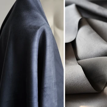 

Matte Leather Leatherette Suede Skin Grey Colour Vinyl - Soft and Smooth