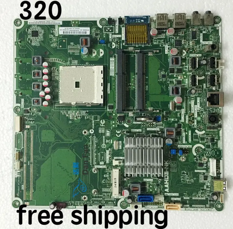 mother board gaming pc AAHD3-NK For HP TouchSmart 320 AIO Motherboard 653845-001 Mainboard 100%tested fully work gaming pc motherboard cheap