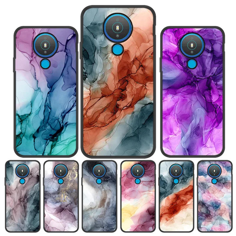 Soft Marble Phone Case For Nokia 1.4 8.3 5G Cases For Nokia 7.3 7.1 Plus 5.4 2.4 3.4 3.2 9 1.3 5.1 2.1 Silicone Protective Cover