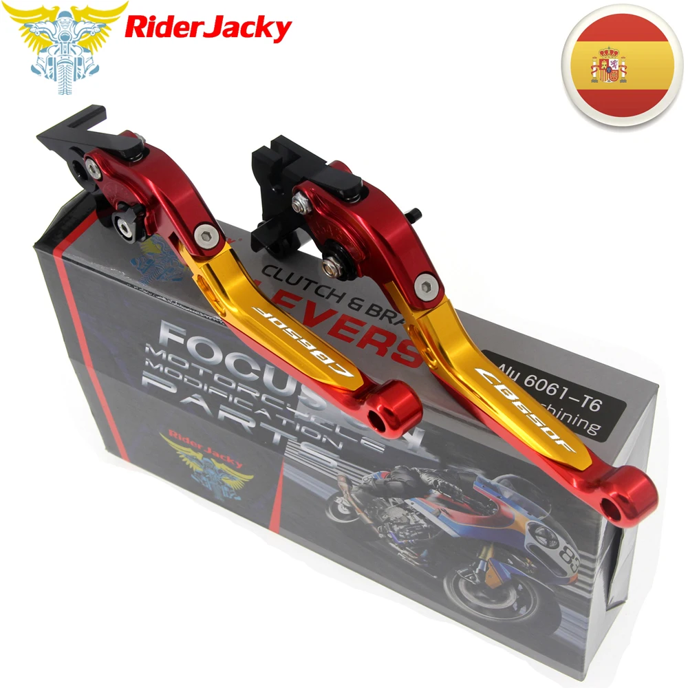 

Spain Flag color For Honda CB650 F CB 650F CB650F/CBR650F 2014-2018 2017 Motorcycle CNC Folding Extendable Brake Clutch Levers