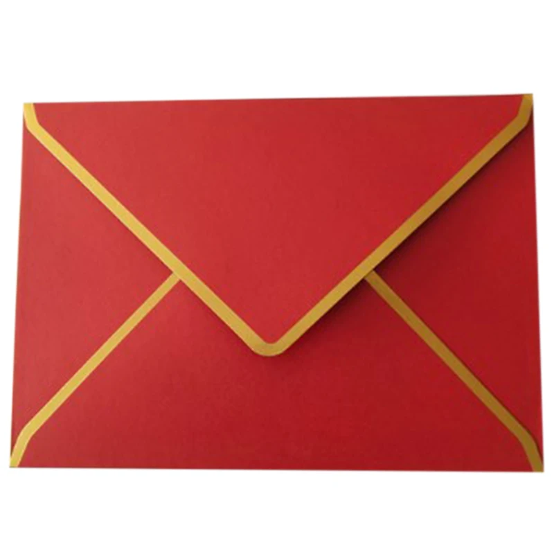 15/шт, 190 мм x 140 мм горячее тиснение конверт 250 г перламутровая бумага свадебный бизнес пригласительный конверт