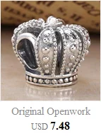 Оригинальная застежка в форме сердца, цепочка-змейка с кристаллами, ожерелье для бусины из стерлингового серебра 925, очаровательное Европейское ювелирное изделие DIY