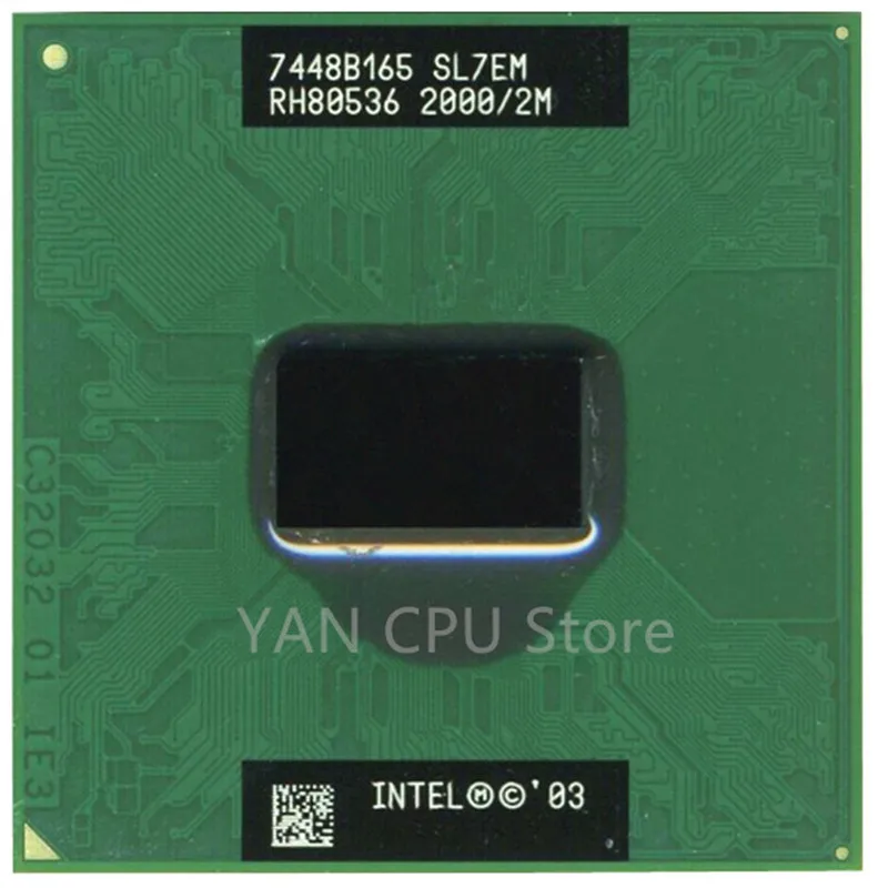 Бесплатная доставка оригинальный процессор для ноутбука PM 755 2 0 ГГц/2 Мб/400 PM755 Pentium