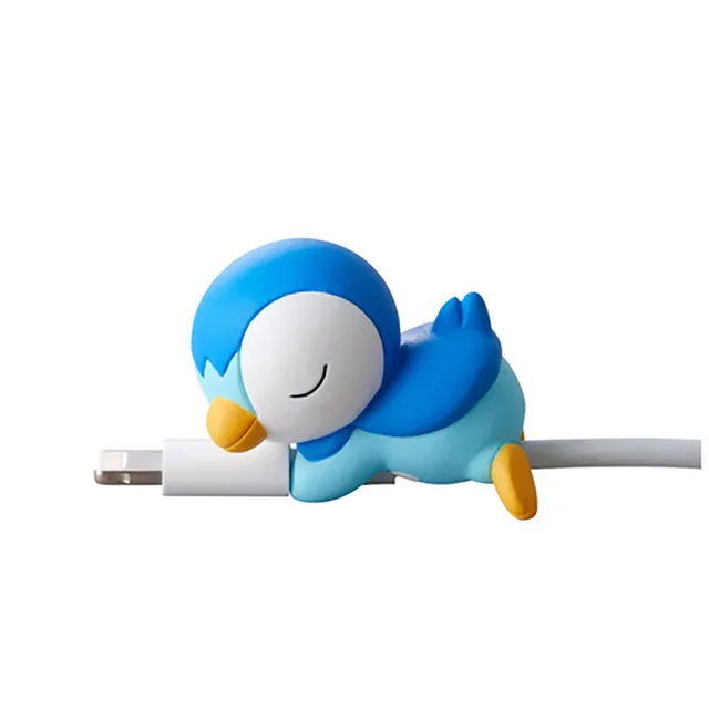 Pokemon Cartoon Figure Animation Image  Creative Data Cable Protective Cover Universal Charger Anti-breaking Rope  Birthday Gift 06