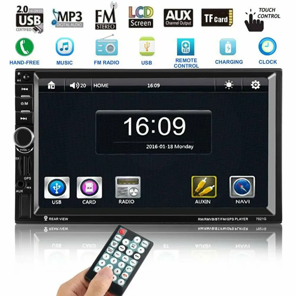 

7-Inch Touch Screen Car Mp5 With Gps Navigator Wireless Gps Navigator Car Usb Mp3 Navigator With Map
