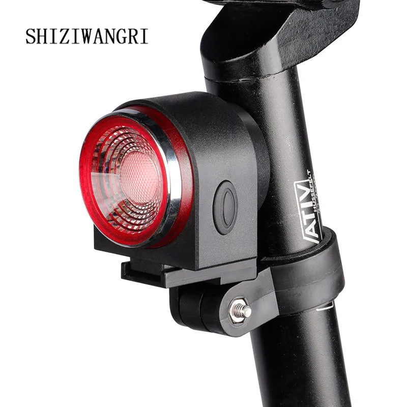 

Bicycle Rear Lamp Braking Light Burglary Alarm Remote Call Wireless Control USB Charge LED Lantern Antitheft Bike Light A8