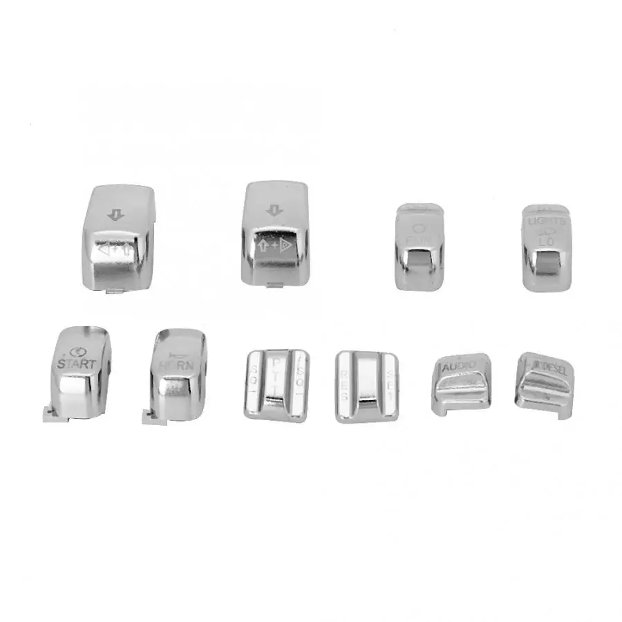 Electroplating Аксессуары для мотоцикла, мотоцикл переключатель кнопка Крышка модификация Аксессуар подходит для Классический FLHTC Мотоцикл Запчасти motocicleta - Цвет: Electroplating