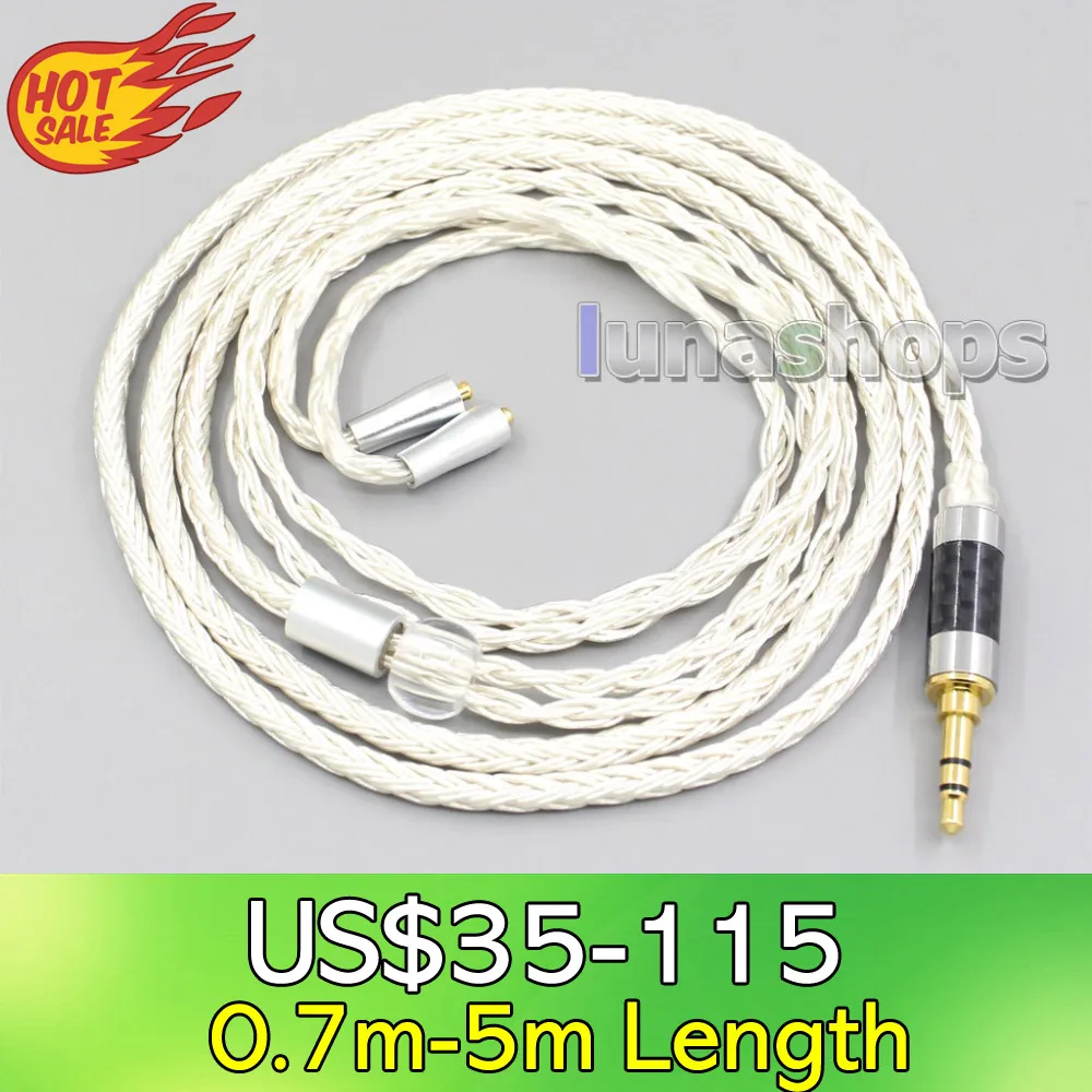 

LN007222 16 Core OCC Silver Plated Earphone Cable For W40 W50 W60 UM10 UM20 UM30 UM40 UM50 Pro