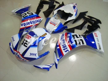 

New ABS Injection Motorcycle Full Fairing kit fit for YAMAHA YZF R1 2013 2014 13 14 Body set blue white
