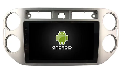 Автомобильный мультимедийный плеер 10,2 дюймов ips экран монитор gps магнитофон Bluetooth Android 9,0 для V W Tiguan 2013- Авто Аудио