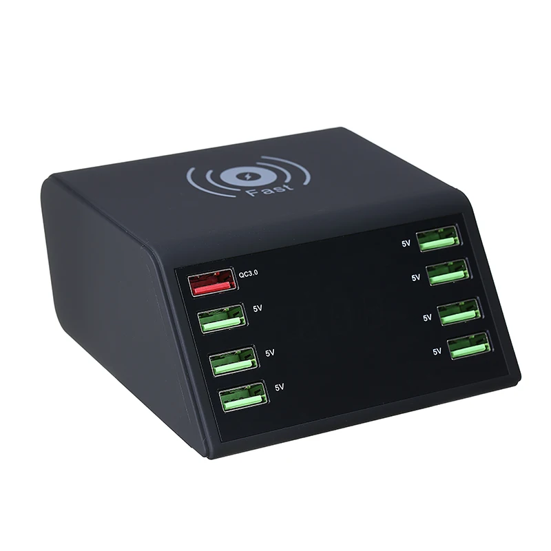 

Зарядное устройство с 8 USB-портами, 100-240 в перем. Тока