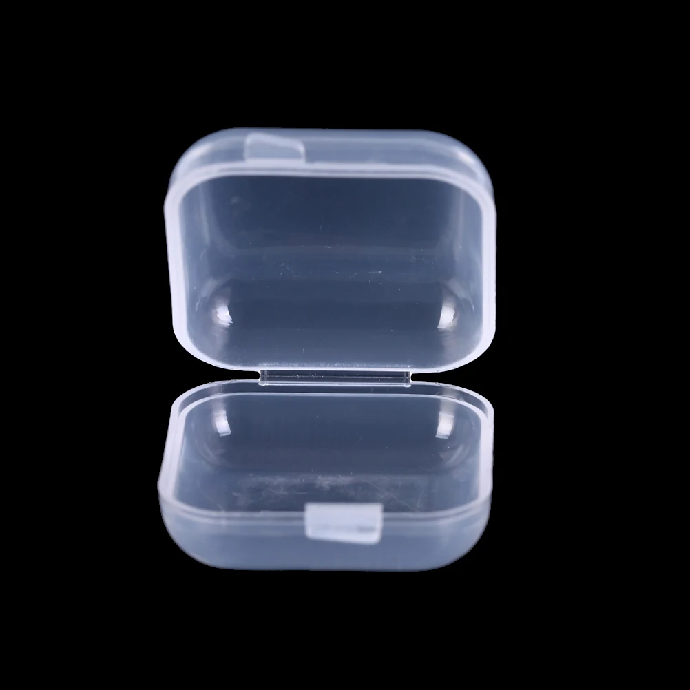 1 шт./10 шт./20 шт. коробка для таблеток затычки для ушей прозрачный мини контейнер для хранения таблеток Еженедельные таблетки, капсулы, медицинский препарат коробка пластиковый чехол-Органайзер - Цвет: 1Pc