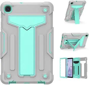 

Case for Samsung Galaxy Tab A 8.4 2020 Case SM-T307 SM-T307U Kickstand Hybrid Heavy Duty Shockproof PC Rugged Shell Cover