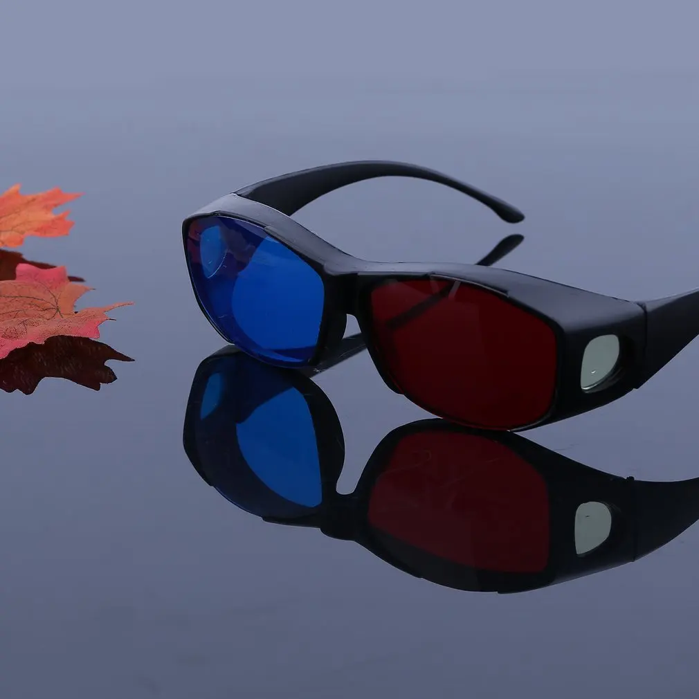 Универсальный тип 3D стекло es ТВ кино мерный анаглиф видео рамка 3D видение стекло es DVD игра стекло красный и синий цвет новейший