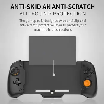 

For Nintendo Switch Handheld Controller Grip Gamepad Design Vibration Sweat-Proof Motor Gyro Built-in 6-Axis Double B7E6