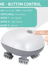  Electric Cat Massager Body Massager Health Care Relax Shoulder Neck Deep Tissue Head Scalp Massage Kneading Vibrating Device 